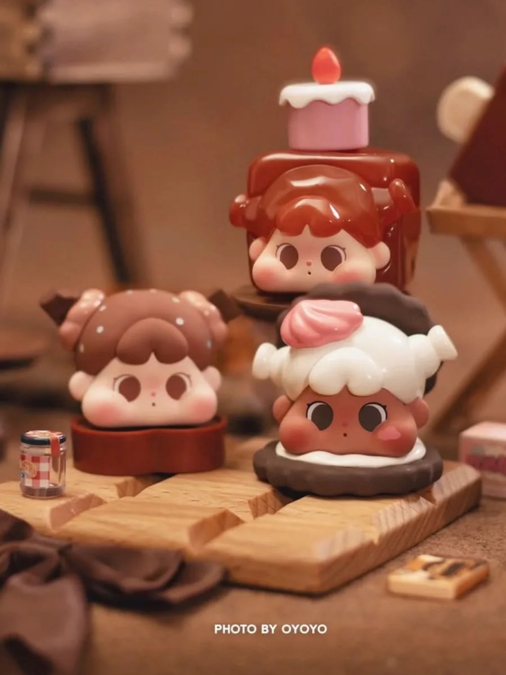 QOQO Mini Face I Chocolate season * 3, little crisp / ice cream / sandwich